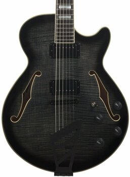 Semi-Acoustic Guitar D'Angelico Excel SS Stairstep Grey Black - 3
