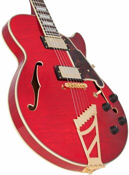Guitare semi-acoustique D'Angelico Excel SS Stairstep Cherry - 2