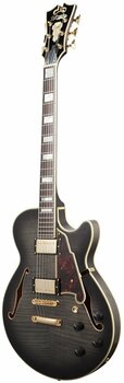Semi-akoestische gitaar D'Angelico Excel SS Stop-bar Grey Black - 4
