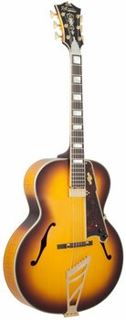 Halbresonanz-Gitarre D'Angelico Excel Style B Vintage Sunburst - 4