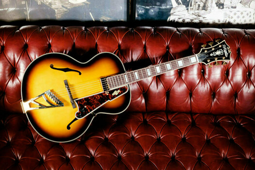 Semi-Acoustic Guitar D'Angelico Excel Style B Vintage Sunburst - 6