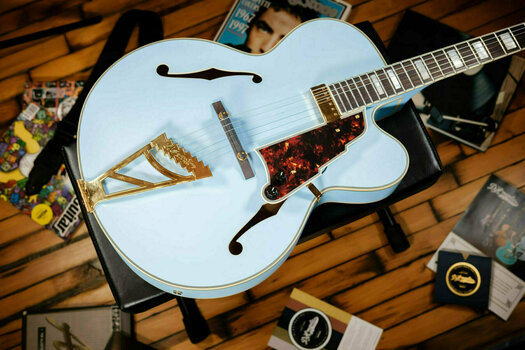Semi-Acoustic Guitar D'Angelico Excel EXL-1 Matte Powder Blue - 2