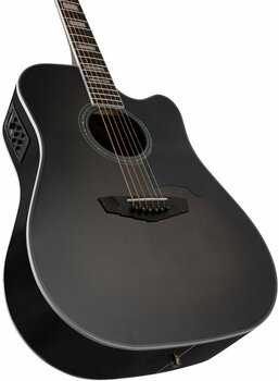 elektroakustisk gitarr D'Angelico Premier Bowery Grey Black - 2