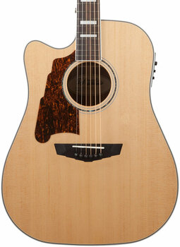 electro-acoustic guitar D'Angelico Premier Bowery Natural - 3
