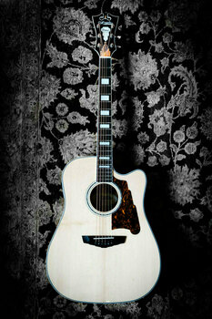 electro-acoustic guitar D'Angelico Premier Bowery Natural - 2