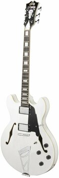 Semi-Acoustic Guitar D'Angelico Premier DC Stairstep White - 4