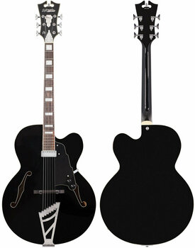 Semi-akoestische gitaar D'Angelico Premier EXL-1 Zwart - 2