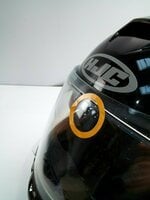 HJC i90 Solid Metal Black M Helmet