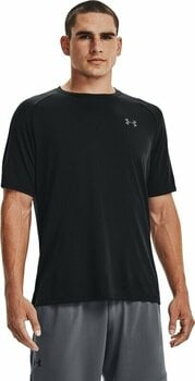 Fitness koszulka Under Armour Men's UA Tech 2.0 Short Sleeve Black/Graphite S Fitness koszulka - 3