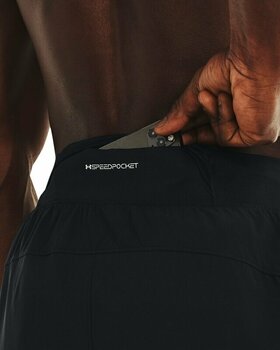 Fitness hlače Under Armour Men's UA Launch Elite 5'' Shorts Black/Reflective L Fitness hlače - 5