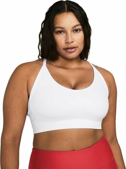 Fitness Underwear Under Armour Women's UA Motion Bralette White/Black M Fitness Underwear - 5