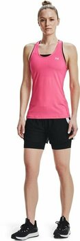 Calças de fitness Under Armour Women's UA Play Up 2-in-1 Shorts Black/White L Calças de fitness - 8