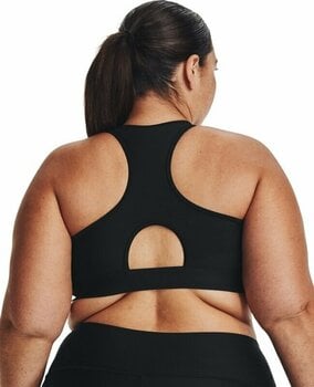 Fitness-undertøj Under Armour Women's Armour Bra Mid Padless Black/White M Fitness-undertøj - 6