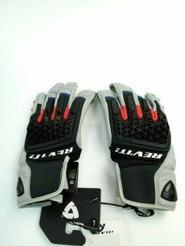 Motoristične rokavice Rev'it! Gloves Sand 4 Light Grey/Black L Motoristične rokavice (Rabljeno) - 2