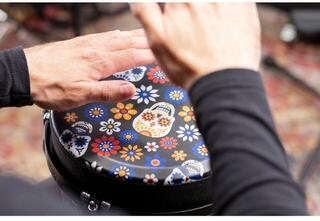 Djembe Meinl JD10DA-DH Day of the Dead 10" Djembe - 6