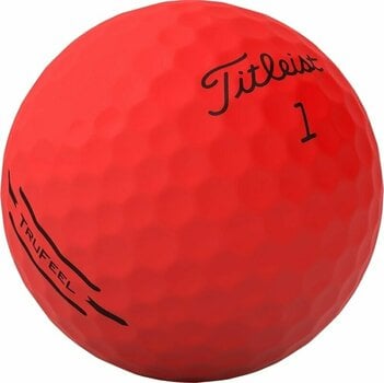 Golf žogice Titleist TruFeel 2024 Red - 4