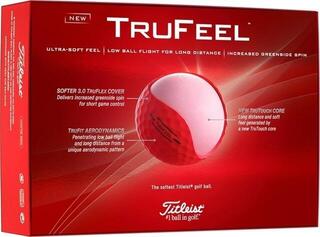 Golf žogice Titleist TruFeel 2024 Red Golf žogice - 6