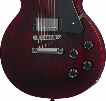Guitarra eléctrica Gibson Les Paul Modern Studio Wine Red Satin Guitarra eléctrica - 4