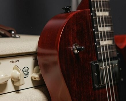 Guitarra elétrica Gibson Les Paul Modern Studio Wine Red Satin - 21