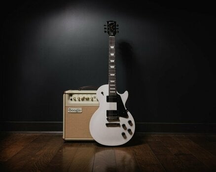 Elektrische gitaar Gibson Les Paul Modern Studio Worn White - 8