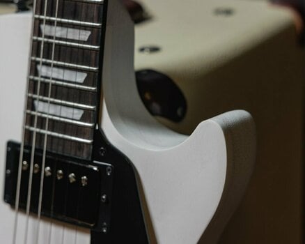 Guitare électrique Gibson Les Paul Modern Studio Worn White - 9
