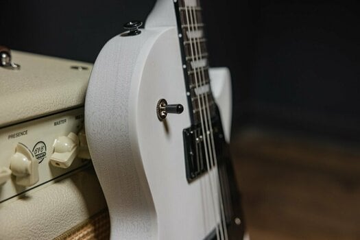 Elektrisk guitar Gibson Les Paul Modern Studio Worn White - 11