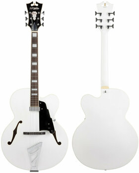Guitare semi-acoustique D'Angelico Premier EXL-1 Blanc - 2