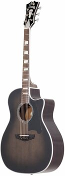 electro-acoustic guitar D'Angelico Premier Gramercy Grey Black - 4