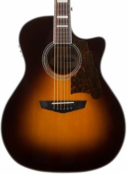 electro-acoustic guitar D'Angelico Premier Gramercy Vintage Sunburst electro-acoustic guitar - 3