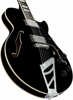Semi-Acoustic Guitar D'Angelico Premier SS Stairstep Black - 2