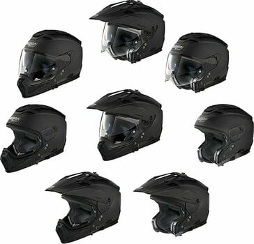 Helm Nolan N70-2 X Skyfall N-Com Slate Grey Yellow/Black XS Helm - 10