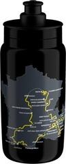 Bicycle bottle Elite Fly TDF Map Bottle Black 550 ml Bicycle bottle - 1
