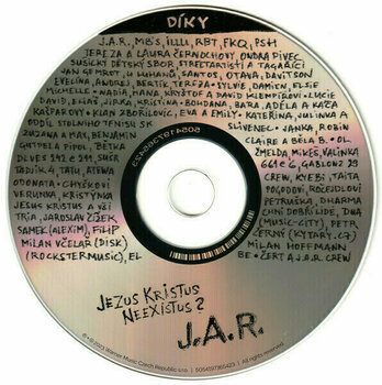 Zenei CD J.A.R. - Jezus kristus neexistus? (CD) - 2