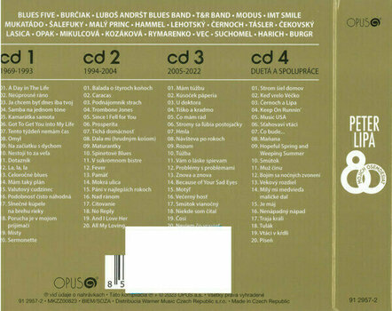 Hudební CD Peter Lipa - Mojich osemdesiat (4 CD) - 6