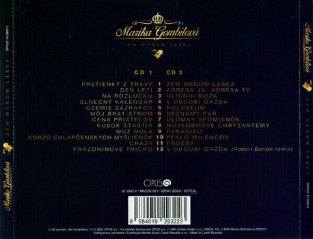 CD Μουσικής Marika Gombitová - Zem menom láska (2 CD) - 4