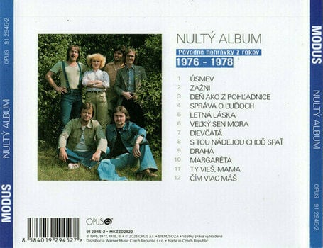 CD диск Modus - Nultý album (CD) - 3