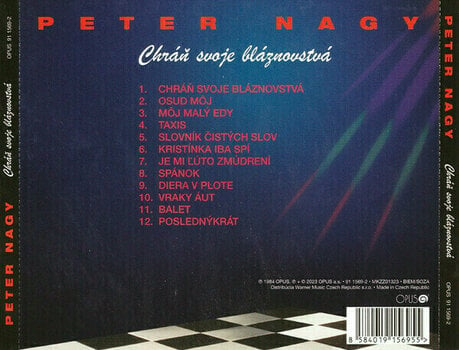 Muzyczne CD Peter Nagy - Chráň svoje bláznovstvá (CD) - 3