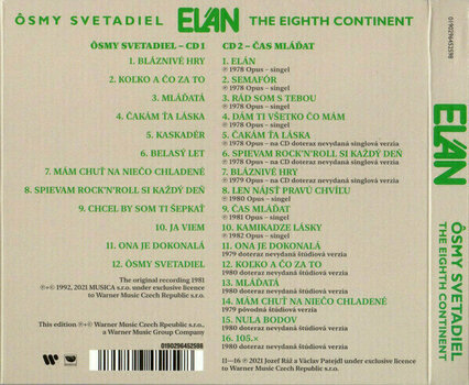 CD Μουσικής Elán - Ôsmy svetadiel (40Th Anniversary Edition) (2 CD) - 4