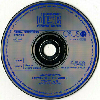 Glasbene CD Vašo Patejdl - Labyrint sveta (CD) - 2