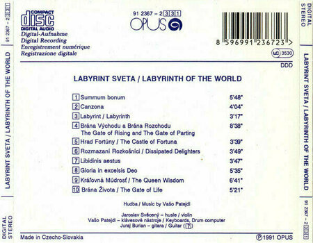 Glasbene CD Vašo Patejdl - Labyrint sveta (CD) - 3