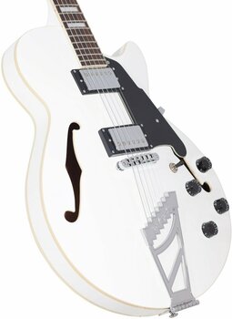 Guitare semi-acoustique D'Angelico Premier SS Stairstep Blanc - 2