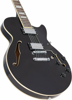 Semi-Acoustic Guitar D'Angelico Premier SS Stop-bar Black - 4