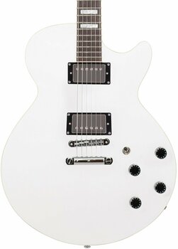 Semi-Acoustic Guitar D'Angelico Premier SS Stop-bar White - 3