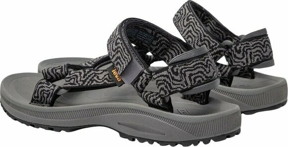 Mens Outdoor Shoes Teva Winsted Men's Layered Rock Black/Grey 39,5 Mens Outdoor Shoes - 3