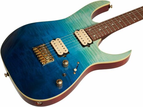 Gitara elektryczna Ibanez RG421HPFM-BRG Blue Reef Gradation - 3