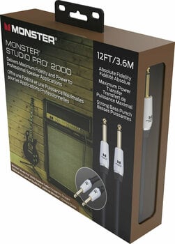 Câble haut-parleurs Monster Cable Prolink Studio Pro 2000 Noir 3,6 m - 4