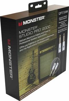 Câble haut-parleurs Monster Cable Prolink Studio Pro 2000 Noir 3,6 m - 5
