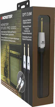 Καλώδιο Loudspeaker Monster Cable Prolink Studio Pro 2000 Μαύρο χρώμα 3,6 m - 6
