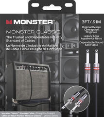 Reproduktorový kabel Monster Cable Prolink Classic 25FT Speaker Cable Černá/Rovný - Rovný - 1