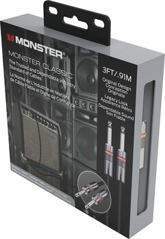 Hangfal kábel Monster Cable Prolink Classic Fekete 0,9 m - 3